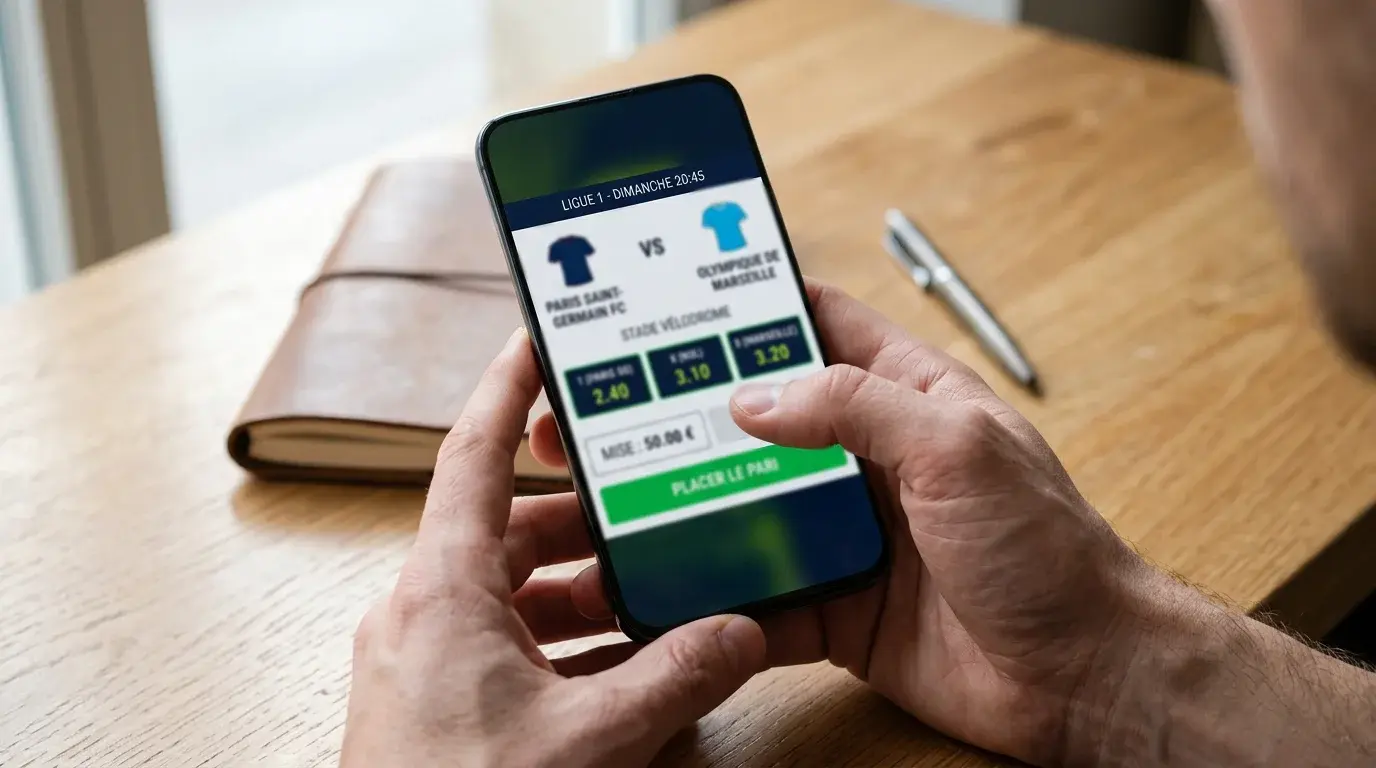 Pantalla de una plataforma de apuestas mostrando cuotas decimales de un partido de futbol argentino